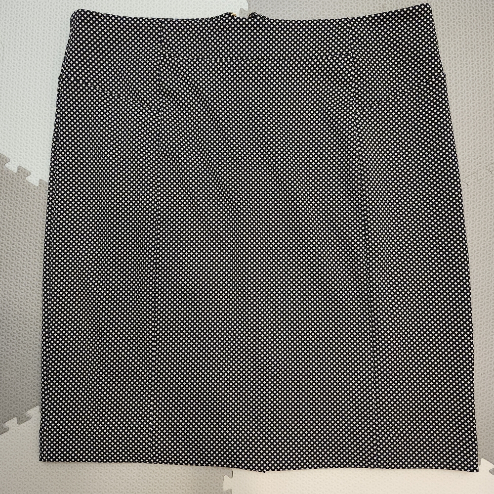 Black and White Polka Dot Skirt